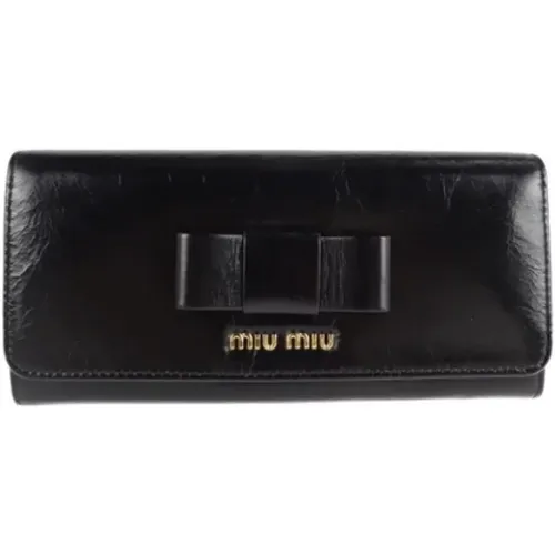 Pre-owned > Pre-owned Accessories > Pre-owned Wallets - - Miu Miu Pre-owned - Modalova