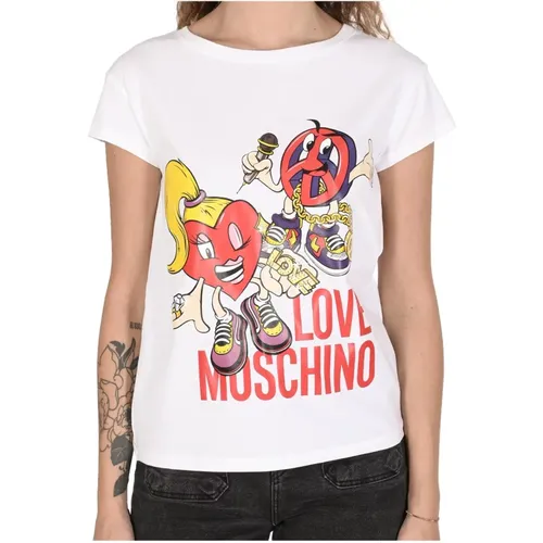 Tops > T-Shirts - - Love Moschino - Modalova