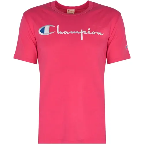 Champion - Tops > T-Shirts - Pink - Champion - Modalova
