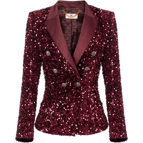 Jackets > Blazers - - Elisabetta Franchi - Modalova