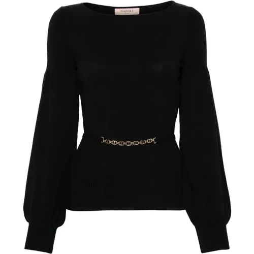 Knitwear > Round-neck Knitwear - - Twinset - Modalova