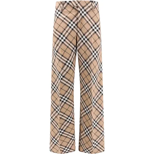 Trousers > Wide Trousers - - Burberry - Modalova