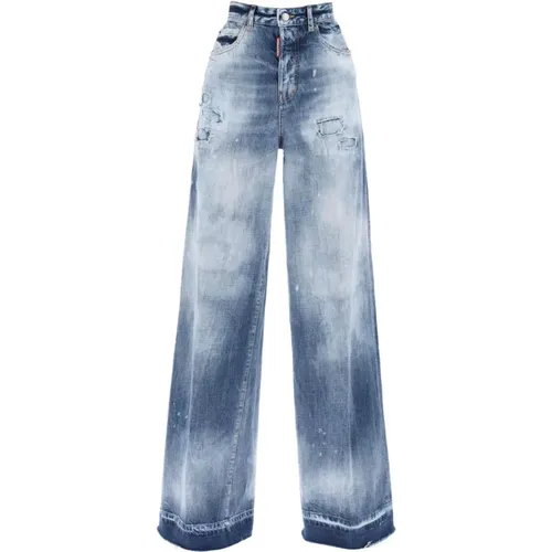 Jeans > Wide Jeans - - Dsquared2 - Modalova