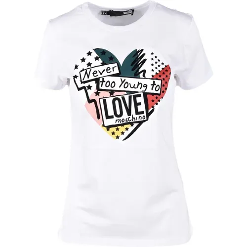 Tops > T-Shirts - - Love Moschino - Modalova