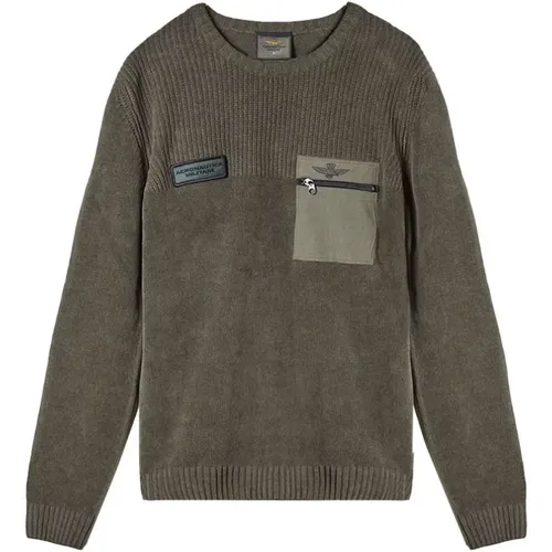 Knitwear > Round-neck Knitwear - - aeronautica militare - Modalova