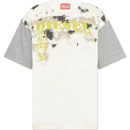 Diesel - Tops > T-Shirts - Beige - Diesel - Modalova