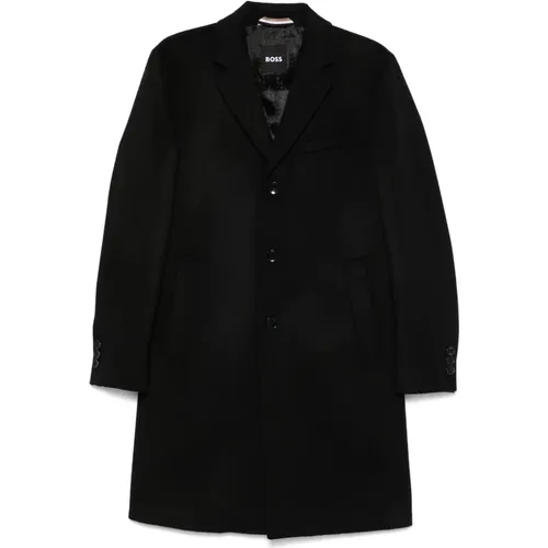 Coats > Single-Breasted Coats - - Hugo Boss - Modalova