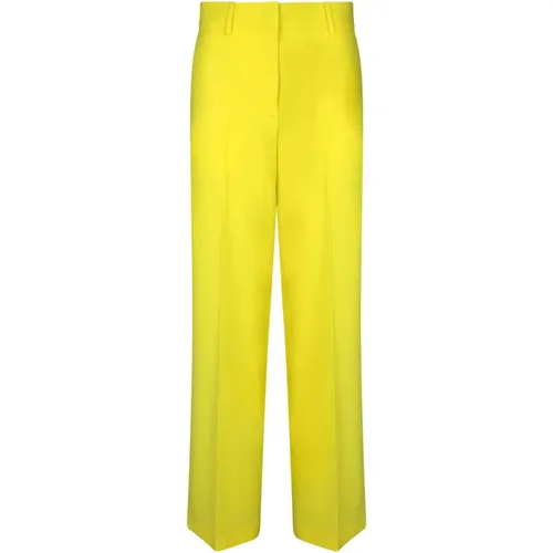 Trousers > Wide Trousers - - Msgm - Modalova