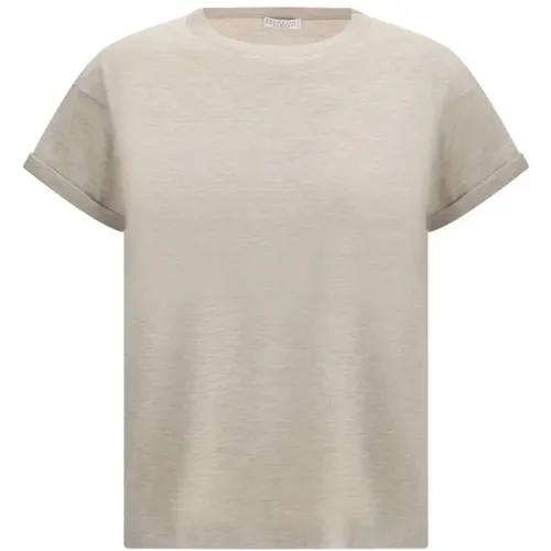 Tops > T-Shirts - - BRUNELLO CUCINELLI - Modalova