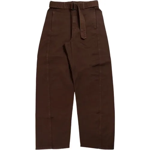 Trousers > Straight Trousers - - Lemaire - Modalova