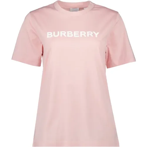 Burberry - Tops > T-Shirts - Pink - Burberry - Modalova