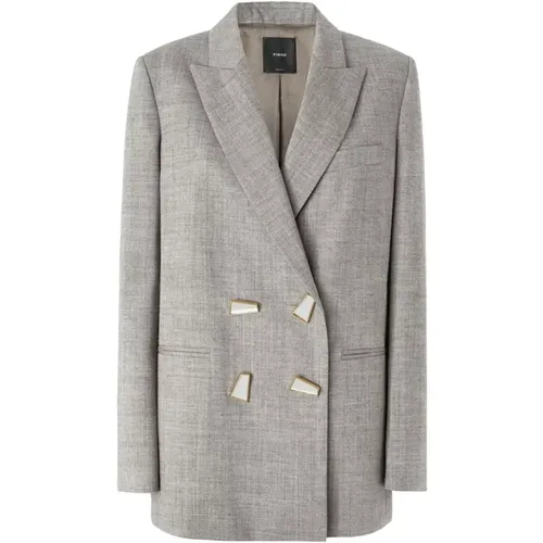 Pinko - Jackets > Blazers - Beige - pinko - Modalova