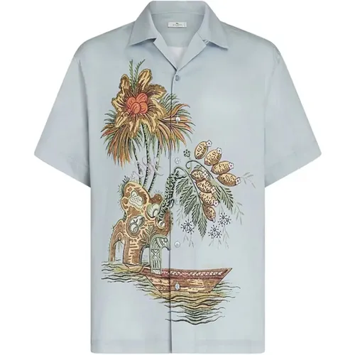 Shirts > Short Sleeve Shirts - - ETRO - Modalova