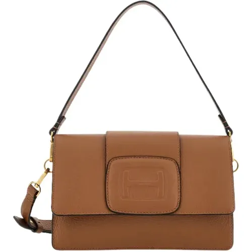 Hogan - Bags > Handbags - Brown - Hogan - Modalova