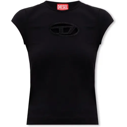 Diesel - Tops > T-Shirts - Black - Diesel - Modalova