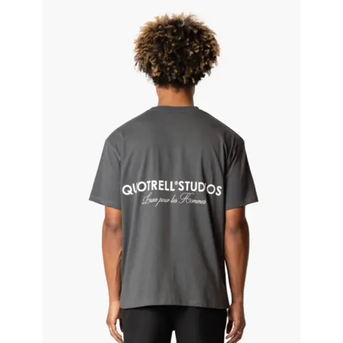 Quotrell - Tops > T-Shirts - Gray - Quotrell - Modalova