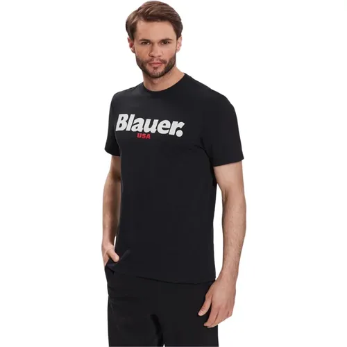 Blauer - Tops > T-Shirts - Black - Blauer - Modalova