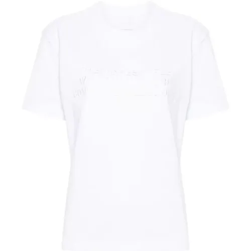 Sacai - Tops > T-Shirts - White - Sacai - Modalova