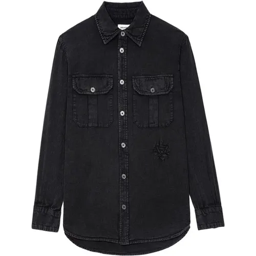 Blouses & Shirts > Denim Shirts - - Zadig & Voltaire - Modalova