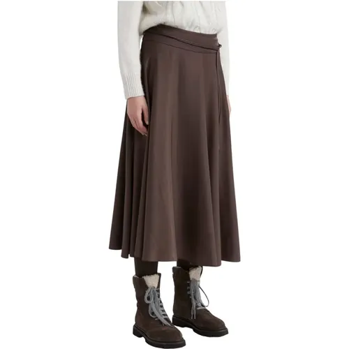 Skirts > Midi Skirts - - PESERICO - Modalova