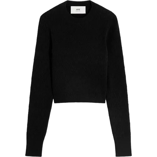 Knitwear > Round-neck Knitwear - - Ami Paris - Modalova