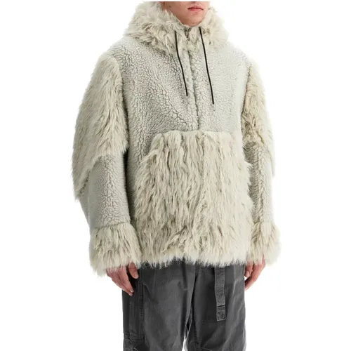 Jackets > Faux Fur & Shearling Jackets - - Sacai - Modalova