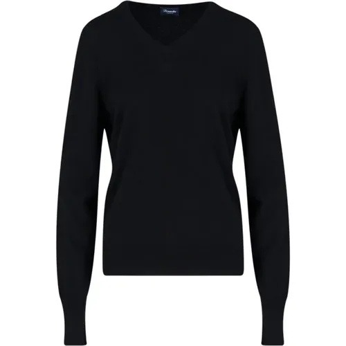 Knitwear > V-neck Knitwear - - Drumohr - Modalova