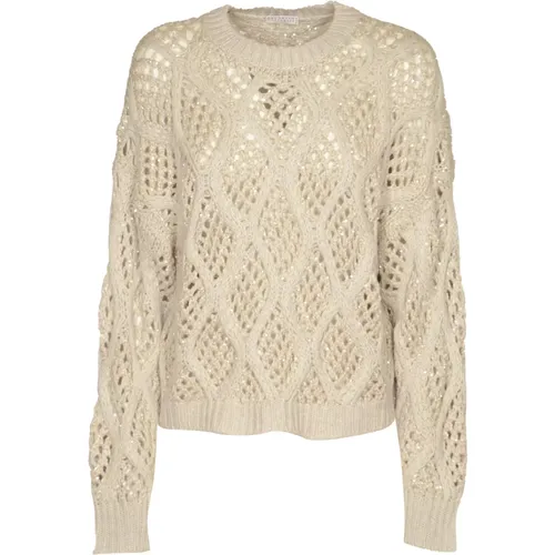 Knitwear > Cashmere Knitwear - - BRUNELLO CUCINELLI - Modalova