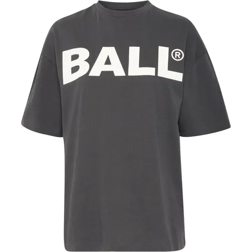 Ball - Tops > T-Shirts - Black - Ball - Modalova