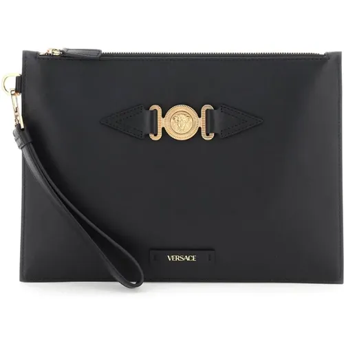 Versace - Bags > Clutches - Black - Versace - Modalova