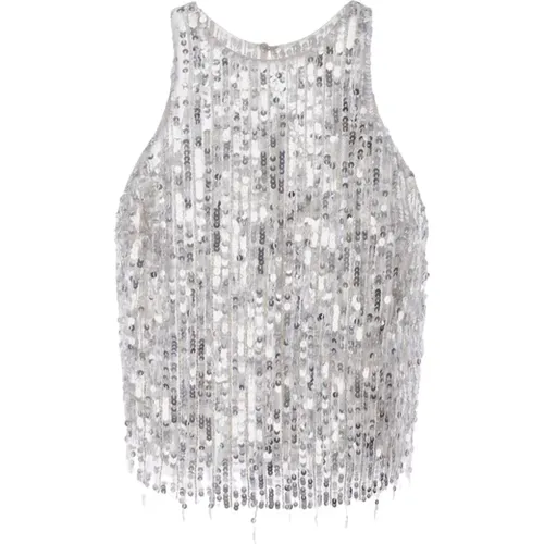 Tops > Sleeveless Tops - - Elisabetta Franchi - Modalova