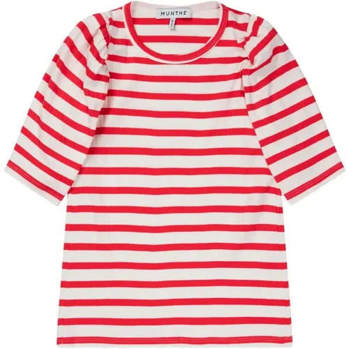 Munthe - Tops > T-Shirts - Red - Munthe - Modalova