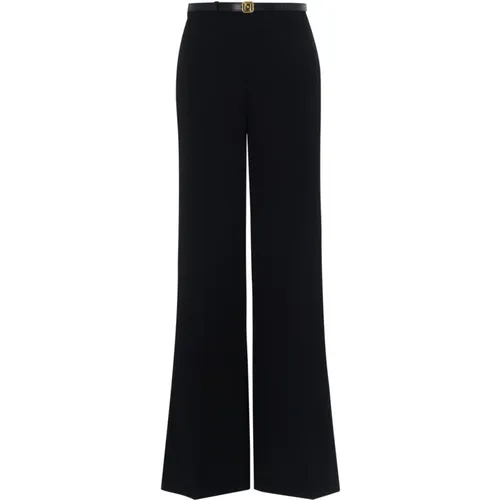 Trousers > Wide Trousers - - Elisabetta Franchi - Modalova