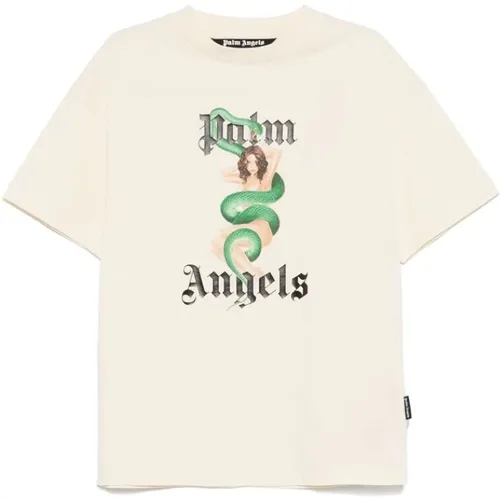 Tops > T-Shirts - - Palm Angels - Modalova