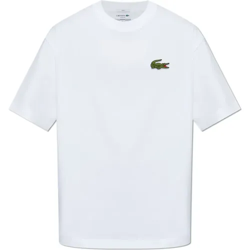 Lacoste - Tops > T-Shirts - White - Lacoste - Modalova