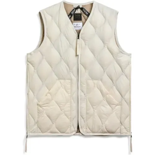 Taion - Jackets > Vests - White - Taion - Modalova