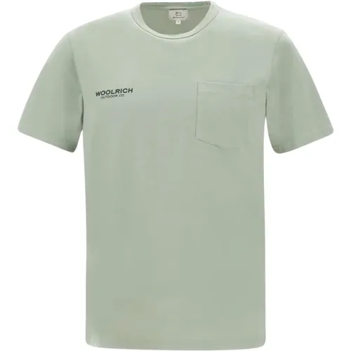 Tops > T-Shirts - - Woolrich - Modalova