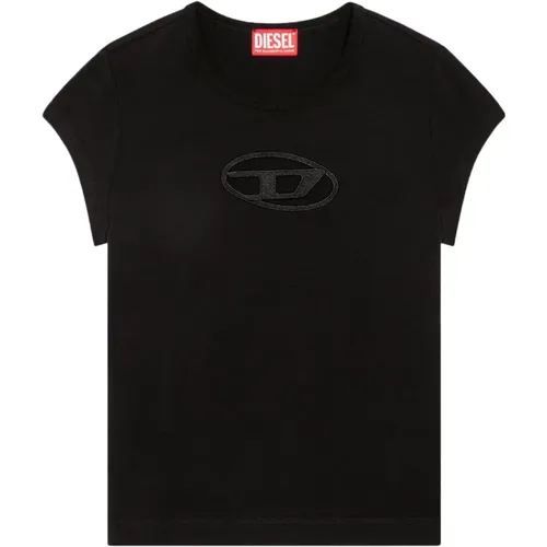 Diesel - Tops > T-Shirts - Black - Diesel - Modalova