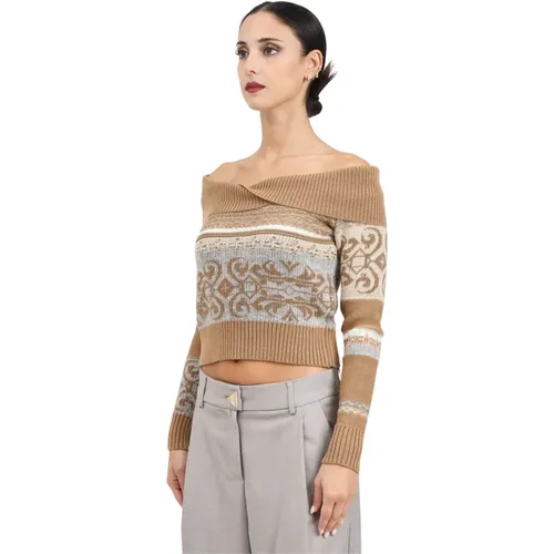 Knitwear > Round-neck Knitwear - - Akep - Modalova