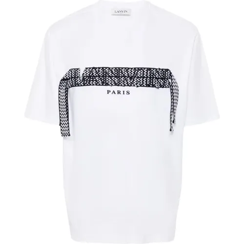 Lanvin - Tops > T-Shirts - White - Lanvin - Modalova