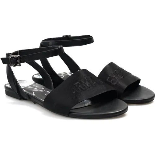 Shoes > Sandals > Flat Sandals - - Armani Exchange - Modalova