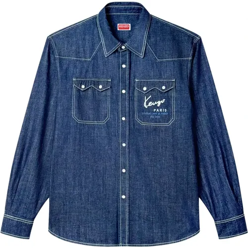 Shirts > Denim Shirts - - Kenzo - Modalova