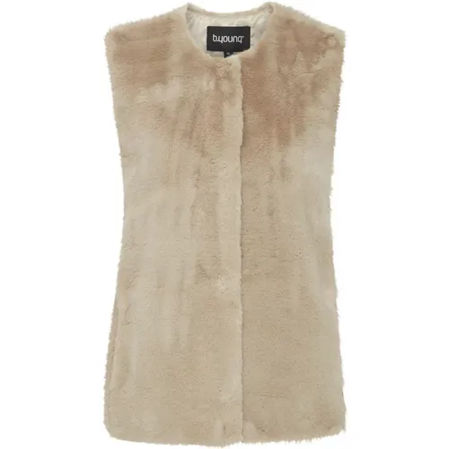 B.young - Jackets > Vests - Beige - b.Young - Modalova