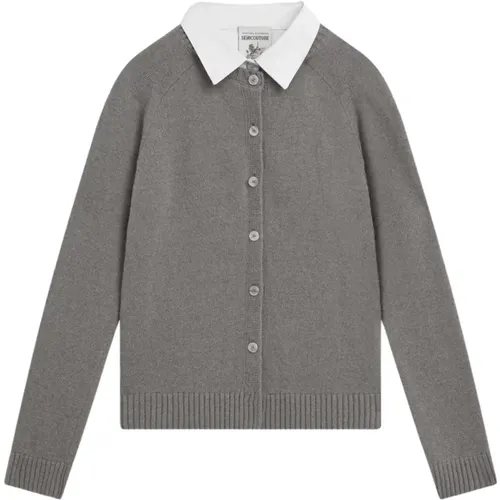 Knitwear > Cardigans - - Semicouture - Modalova