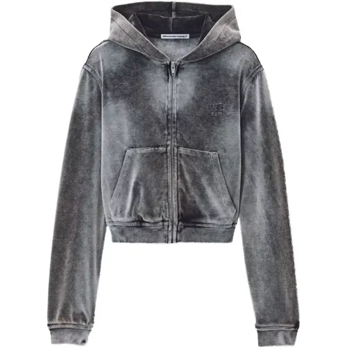 Sweatshirts & Hoodies > Zip-throughs - - T by Alexander Wang - Modalova