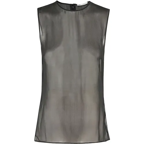 Tops > Sleeveless Tops - - Ami Paris - Modalova