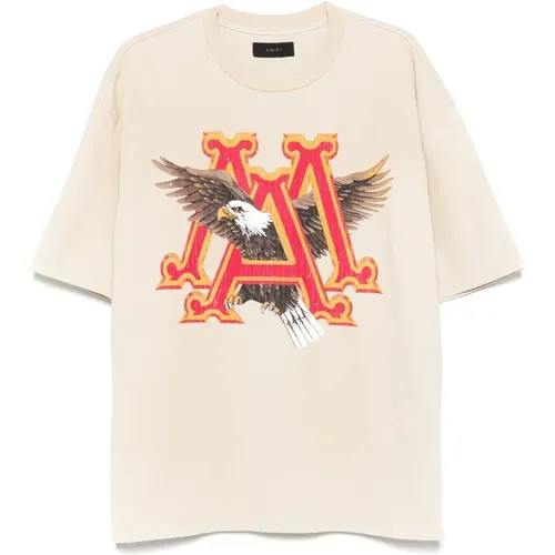 Amiri - Tops > T-Shirts - Beige - Amiri - Modalova