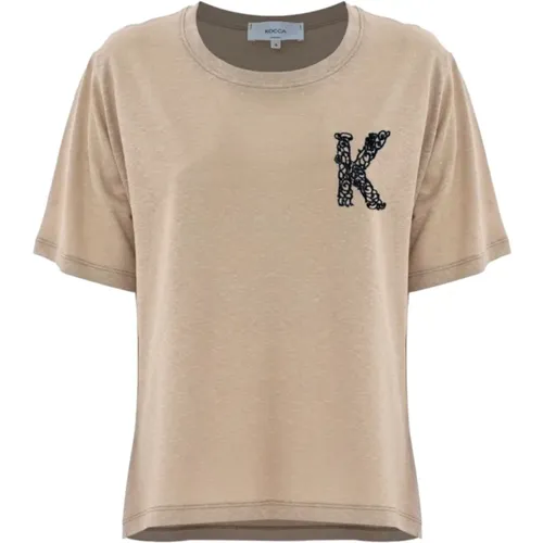 Kocca - Tops > T-Shirts - Beige - Kocca - Modalova