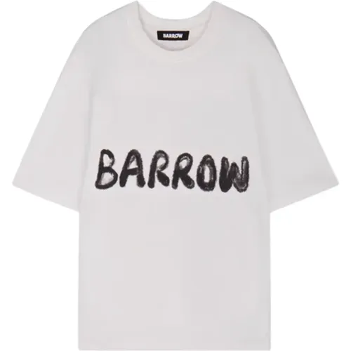 Barrow - Tops > T-Shirts - White - Barrow - Modalova