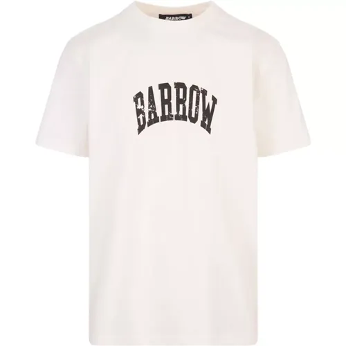 Barrow - Tops > T-Shirts - White - Barrow - Modalova